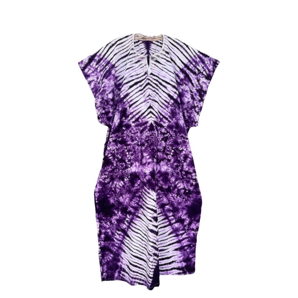 Long Tie-dyed Dress from Malawi